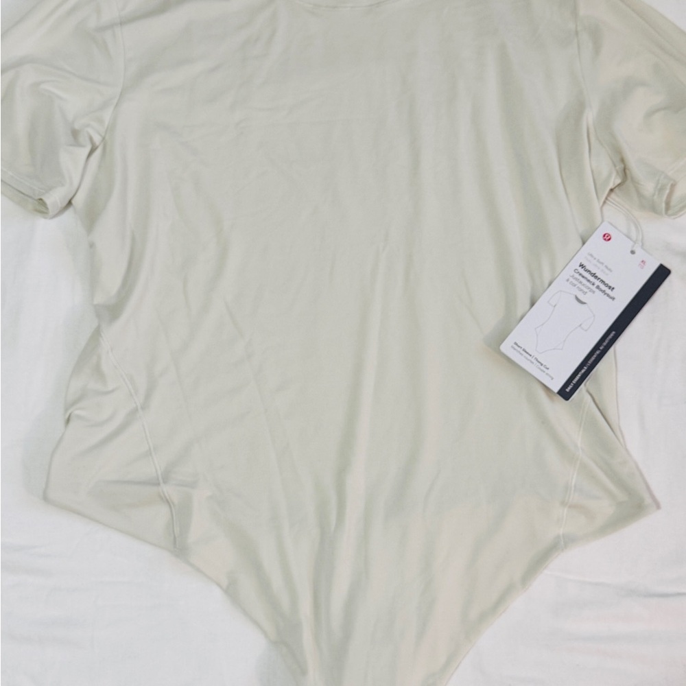 Lululemon Cream Shapewear Bodysuit Soft Stretchy Intimates